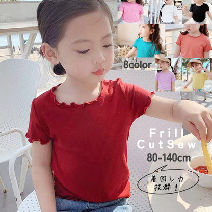 カットソー 半袖 子供服 キッズ ベビー 女の子 商品画像