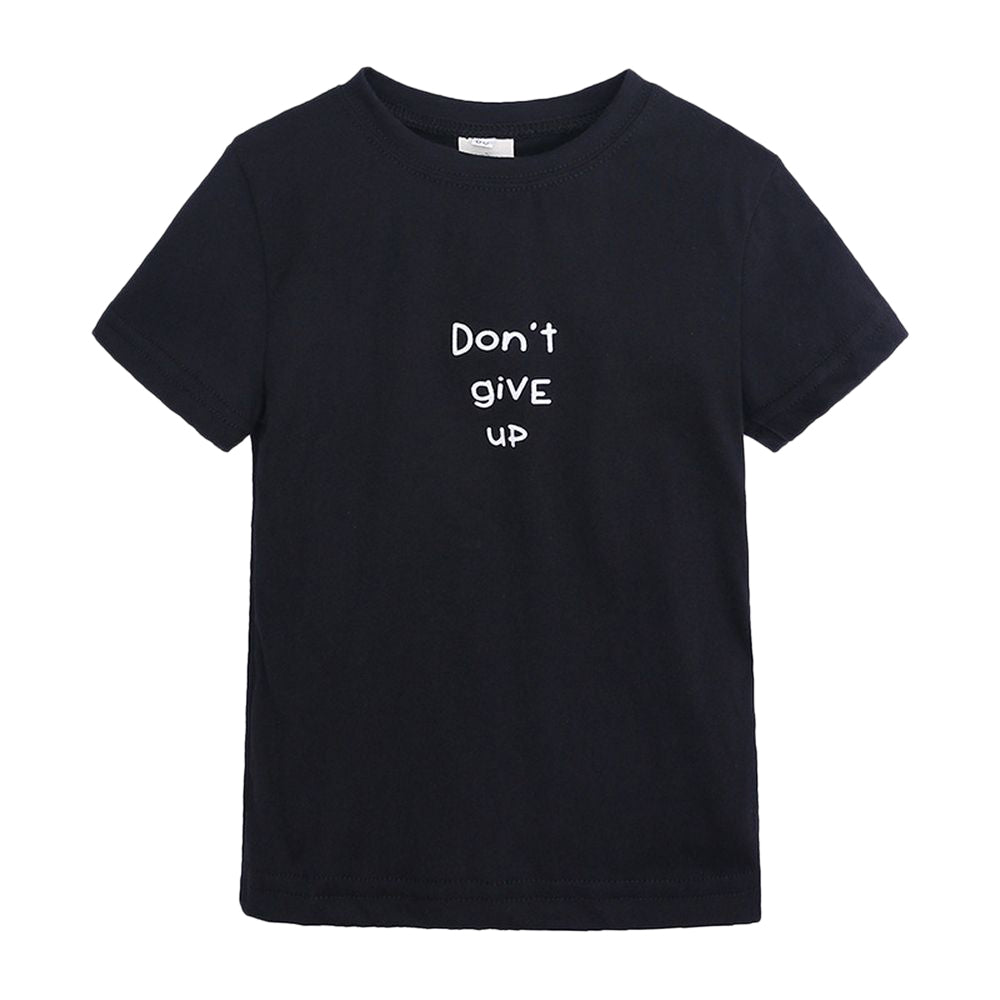 Tシャツ 半袖 キッズ ベビー 子供服 男の子 女の子 トップス カットソー クルーネック 英字 プリント シンプル カジュアル こども服 子ども服