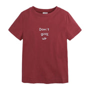 Tシャツ 半袖 キッズ ベビー 子供服 男の子 女の子 トップス カットソー クルーネック 英字 プリント シンプル カジュアル こども服 子ども服