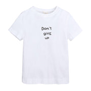 Tシャツ 半袖 キッズ ベビー 子供服 男の子 女の子 トップス カットソー クルーネック 英字 プリント シンプル カジュアル こども服 子ども服