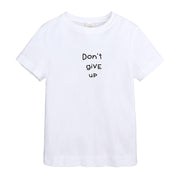 Tシャツ 半袖 キッズ ベビー 子供服 男の子 女の子 トップス カットソー クルーネック 英字 プリント シンプル カジュアル こども服 子ども服