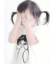 子供用Tシャツ カットソー 半袖 ベビー キッズ トップス 子ども服 ラウンドネック 丸首 ウェッジスリーブ 裾ストレートカット 英字ロゴ プリント ソリッドカラー ホワイト シンプル カジュアル かわいい おしゃれ かっこいい 赤ちゃん こども 女の子 男の子 ガールズ ボーイズ 幼児 春 夏 秋 冬 お出掛け 外出 普段着 着回し 合わせやすい