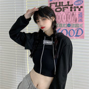 パーカー レディース 女性用 トップス クロップド ショート丈 フード付き へそ出し プルオーバー 大きいサイズ