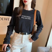 長袖Ｔシャツ カットソー ロンＴ レディース 女性 婦人 大きいサイズ 丸首 ラウンドネック ロゴ 無地 単色 シンプル かわいい おしゃれ カジュアル