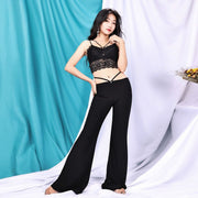 キャミソール レディース 女性用 トップス 短め ミニ丈 へそ出し レース 無地 ダンス衣装 ベリーダンス おしゃれ セクシー かわいい ノースリーブ ブラトップ ブラック ホワイト 黒 白