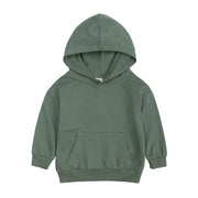 パーカー 長袖 子供服 キッズ ジュニア 男の子 女の子 男女兼用 トップス プルオーバー ルームウェア フード付き 袖リブ ポケット付き 無地 単色 部屋着 おしゃれ シンプル カジュアル かわいい 定番 ヘビロテ 着回し 秋 冬 お出かけ パジャマ ピンク 紫 灰 緑 茶 青 ベージュ