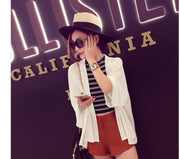 カーディガン レディース 女性 婦人服 トップス オープンフロント ボタンなし 長袖 シンプル 無地 おしゃれ かわいい 上品