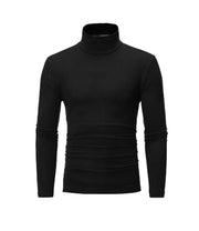 送料無料 カットソー 長袖 ロングTシャツ メンズ 男性 トップス 大きいサイズあり ハイネック 無地 単色 シンプル ソリッドカラー お洒落 お出かけ 普段使い カラバリ豊富 着回し力 紳士服