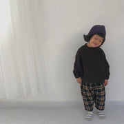 ニット セーター 子供 キッズ ベビー 男の子 女の子 トップス 長袖 ハイネック リブ 暖かい あったか 無地 単色 シンプル 着回し 合わせやすい 子供服 男児 女児