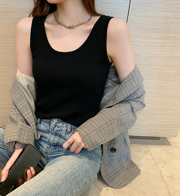 タンクトップ レディース 女性 トップス インナー ノースリーブ 商品画像3