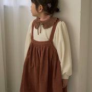ニット トップス セーター ２色展開 パフスリーブ シンプル 韓国子供服 海外子供服 女の子 おしゃれ 上品 jam