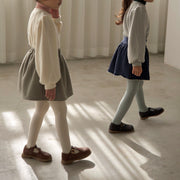 ニット トップス セーター ２色展開 パフスリーブ シンプル 韓国子供服 海外子供服 女の子 おしゃれ 上品 jam