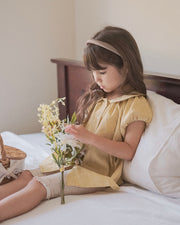 ブラウス トップス コーデュロイ パフスリーブ 襟付き 子供服 海外子供服 韓国子供服 シンプル 無地 お洒落 jam