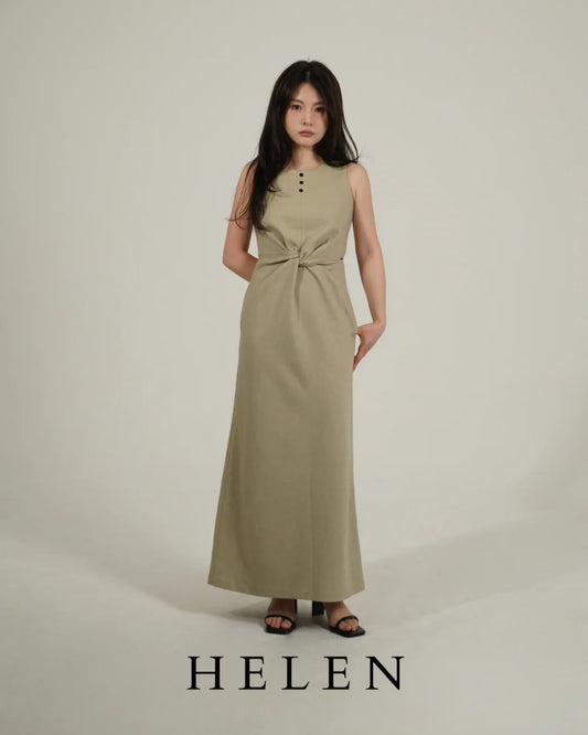 HELEN×POIMERI waist twist one piece ウエストツイストワンピース 商品画像