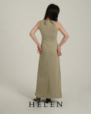HELEN×POIMERI waist twist one piece ウエストツイストワンピース