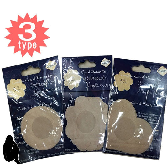 使い捨てニップレス5セット入り 紙 ペーパー ドレス マラソン ヨガ 商品画像