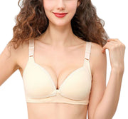 授乳ブラジャー 単品 ノンワイヤー 前開き 前あき マタニティブラジャー ママ 産前産後 妊娠中 レディース インナー 女性下着 スナップボタン ホック式 3ホック 3段階調節 女性用 ストライプ 無地 蝶 バタフライ