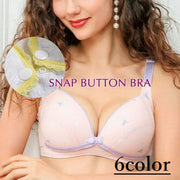 授乳ブラジャー 単品 ノンワイヤー 前開き 前あき マタニティブラジャー ママ 産前産後 妊娠中 レディース インナー 女性下着 スナップボタン ホック式 3ホック 3段階調節 女性用 ストライプ 無地 蝶 バタフライ