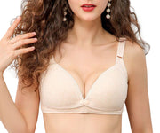 授乳ブラジャー 単品 ノンワイヤー 前開き 前あき マタニティブラジャー ママ 産前産後 妊娠中 レディース インナー 女性下着 スナップボタン 幅広ストラップ ホック式 3ホック 3段階調節 延長フック 可愛い かわいい おしゃれ 女性用 ストライプ 無地