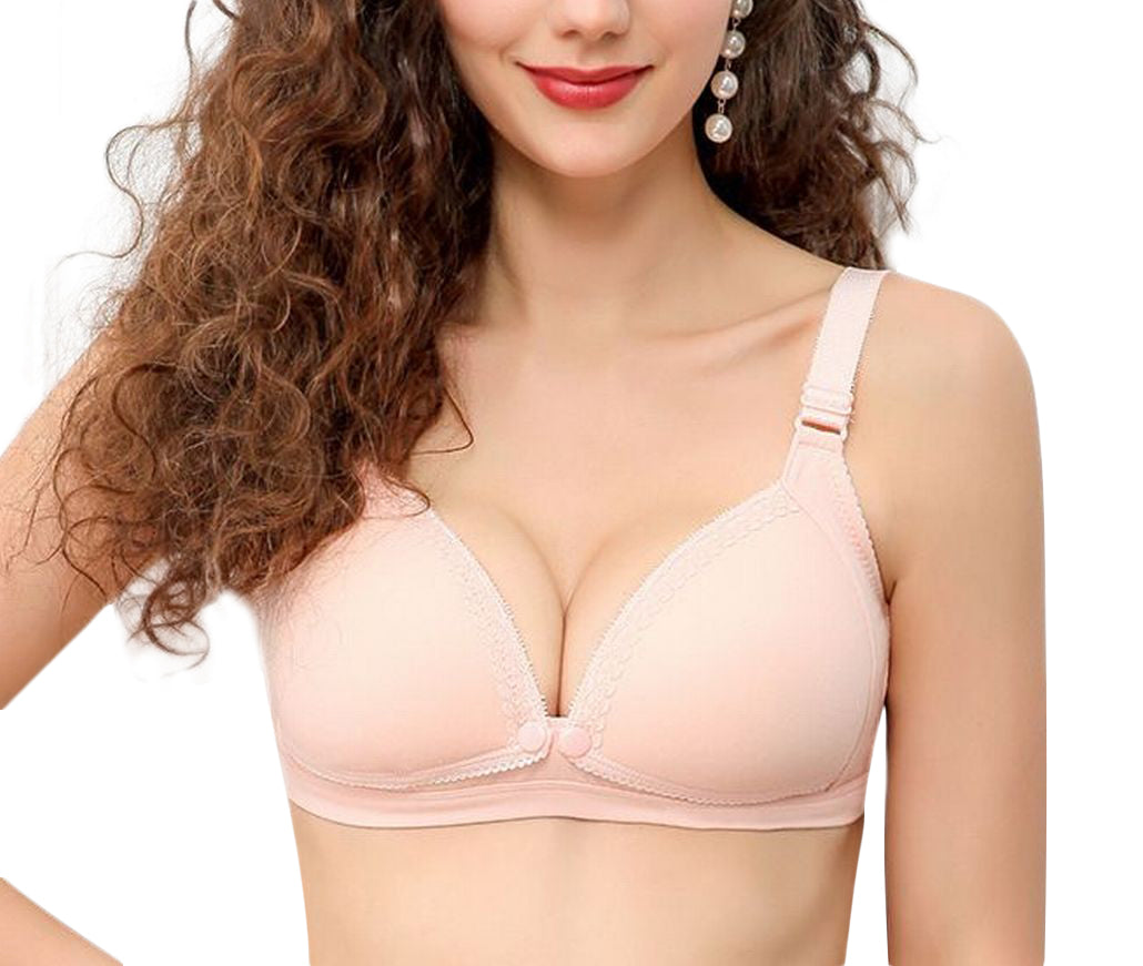 授乳ブラジャー 単品 ノンワイヤー 前開き 前あき マタニティブラジャー ママ 産前産後 妊娠中 レディース インナー 女性下着 スナップボタン 幅広ストラップ ホック式 3ホック 3段階調節 延長フック 可愛い かわいい おしゃれ 女性用 ストライプ 無地
