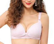 授乳ブラジャー 単品 ノンワイヤー 前開き 前あき マタニティブラジャー ママ 産前産後 妊娠中 レディース インナー 女性下着 スナップボタン 幅広ストラップ ホック式 3ホック 3段階調節 延長フック 可愛い かわいい おしゃれ 女性用 ストライプ 無地