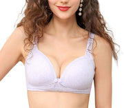 授乳ブラジャー 単品 ノンワイヤー 前開き 前あき マタニティブラジャー ママ 産前産後 妊娠中 レディース インナー 女性下着 スナップボタン 幅広ストラップ ホック式 3ホック 3段階調節 延長フック 可愛い かわいい おしゃれ 女性用 ストライプ 無地