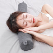 ネックピロー 首枕 円筒型 U字型 ヘッドレスト 低反発 曲線 腰あて 背もたれ スナップボタン ファスナー お昼寝 仮眠 車内 リラックス 無地 シンプル