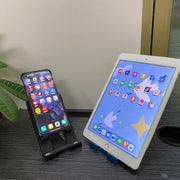 スマホスタンド タブレットスタンド 滑り止め 角度 調整 6段階 折りたたみ 携帯 スマートフォン ホルダー 卓上 軽量 便利