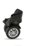 交換用キャスター 2個セット スーツケース スーツケースホイール 交換ホイール 切り替え補修用 車輪 修理 交換部品 キャリーバック タイヤ ブラック