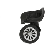 交換用キャスター 2個セット スーツケース スーツケースホイール 交換ホイール 切り替え補修用 車輪 修理 交換部品 キャリーバック タイヤ ブラック