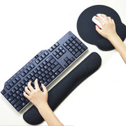 キーボード リストレスト パソコン ゲーム PC 周辺機器 フルキーボード クッション ソフト ふんわり 手首置き 手首サポート 負担軽減 無地 単色 事務作業 仕事 オフィス