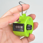 数取り機 カウンター 数取器 計数器 4桁 アナログカウンター 手持ち型 クリック式 交通量 調査 人数 入場者 工場 電池不要 シンプル ベーシック 手動