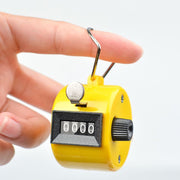 数取り機 カウンター 数取器 計数器 4桁 アナログカウンター 手持ち型 クリック式 交通量 調査 人数 入場者 工場 電池不要 シンプル ベーシック 手動