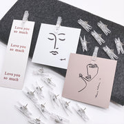 画鋲 クリップ付き 20個セット 画びょう クリアカラー 透明 プッシュピン 押しピン 文房具 事務用品 コルクボード 掲示 写真 自宅 学校 オフィス インテリア雑貨 お洒落 可愛い シンプル