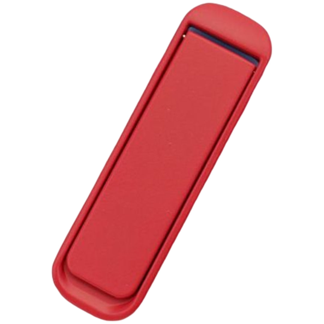 スマホスタンド キックスタンド 折りたたみ 貼り付け式 粘着式 マグネット開閉 レッド バリエーション画像