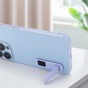 スマホスタンド キックスタンド 折りたたみ 貼り付け式 粘着式 マグネット開閉 薄型 スリム 軽量 メタル 角度調整可能 コンパクト ミニ 縦置き 横置き 便利 卓上 単色 おしゃれ