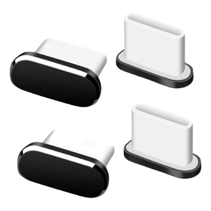 コネクタカバー 4個セット 保護キャップ TypeC用端子口 保護カバー 充電口カバー ブラック バリエーション画像