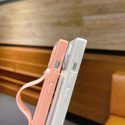 スマホケース スマホカバー iPhoneケース iPhoneカバー ホールドベルト 落下防止ベルト iPhone用 SE 7 8 7plus 8plus XSMAX XR 11 11Pro 11ProMax 12 12Pro 12ProMax 12mini 13 13Pro 13ProMax シンプル 無地 スクエア 四角 ツルツル ユニセックス アイフォン 携帯ケース 保護ケース 背面保護 傷防止 おしゃれ かわいい アイホン メンズ スタンド ホワイト 白 ブラック 黒 ピンク
