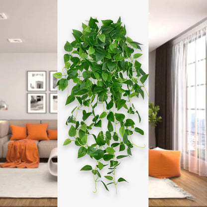 フェイクグリーン 人工観葉植物 観葉植物 壁掛け 吊り下げ 100cm 商品画像2