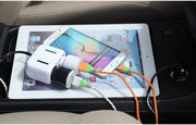 シガーソケット 車用 ソケット分配器 ２連 LED付き カーアクセサリ カーチャージャー増設 充電用