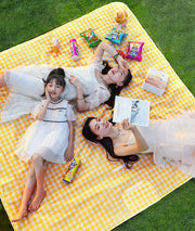 レジャーシート ピクニックシート 150x200cm 200x200cm 折りたたみ 鞄 持ち手 取っ手 手提げ 持ち運び 防水 チェック柄 アウトドア キャンプ お花見 運動会 海 便利 おしゃれ