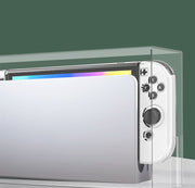 Nintendo Switch ディスプレイケース 保護カバー 収納ケース ダストカバー 本体 インテリア 日用品雑貨 見せる収納 アクリル 透明 クリア ホコリ 汚れ 防塵 防水 任天堂 スイッチ