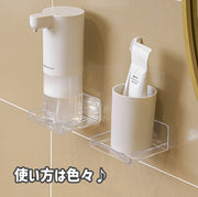 防犯カメラブラケット 壁掛け式 粘着式 シンプル 監視カメラ 見守りカメラ 置き型カメラ 花瓶 リビング 玄関 屋内 壁 取り付け 設置 防犯 ホルダー