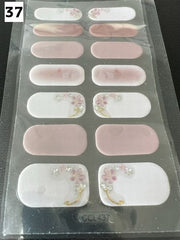 ネイルシール レディース 女性 ネイルアート用品 セルフネイル 爪用 貼るだけ 簡単 装着 両手 ストーン ラメ 花 フラワー おしゃれ かわいい