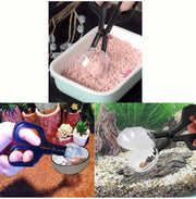 虫取りキャッチャー ペット用品 ペットグッズ 昆虫類 爬虫類 ハサミ型 はさむ 捕獲 駆除 害虫対策 観察 餌やり エサ 便利 自由研究 子供 無地 透明 クリア シンプル ブラック ブルー ピンク オレンジ グリーン