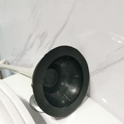 ラバーカップ トイレつまり トイレ詰まり スッポン トイレ用品 トイレ掃除 掃除道具 パイプクリーナー 洋式トイレ 解消 排水口つまり シンプル 定番 吊るして収納 穴あき ブラック