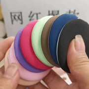 メイク用パフ 同色5個セット 化粧用スポンジ メイクスポンジ 化粧道具 円形 丸型 乾湿両用 ファンデーション用 パウダーパフ リキッドファンデ パウダーファンデ シンプル おしゃれ かわいい メイク道具 雑貨