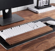 木製リストレスト パームレスト PC周辺グッズ パソコン キーボード用 天然木 木目 シンプル おしゃれ ナチュラル