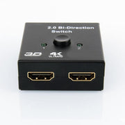 HDMI分配器 切替器 セレクター スプリッター スイッチ 双方向対応 入力 出力 手動 4K Switch PS4 PC パソコン テレビ プロジェクター