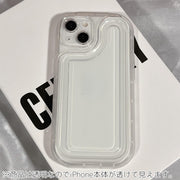 iPhone用ケース iPhone用カバー スマホケース スマホカバー 透明 クリア 単色 落下 保護 傷防止 耐衝撃 衝撃吸収 アイフォン用 Apple用 アップル用 おしゃれ